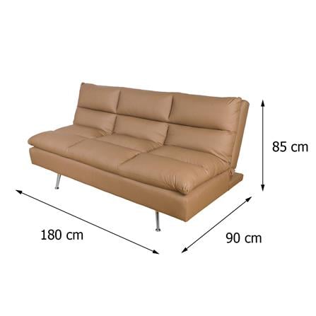 2-SEATER SOFA BED FURDINI ROVENA DARK BROWN [EXCLUSIVE FROM HOMEPRO THAILAND]