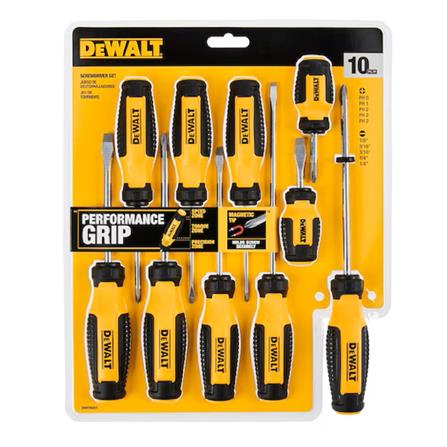 DEWALT SCREWDRIVER SET 10 IN 1 DWHT65201