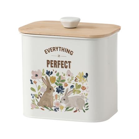 RECTANGULAR CANISTER WITH PULL LID KECH BUNNY BOX 2.3L [EXCLUSIVE FROM HOMEPRO THAILAND]