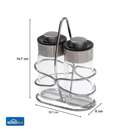 CONDIMENT HOLDER SET KECH SLING CLEAR [EXCLUSIVE FROM HOMEPRO THAILAND]