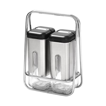 CONDIMENT HOLDER SET KECH COS BLACK [EXCLUSIVE FROM HOMEPRO THAILAND]