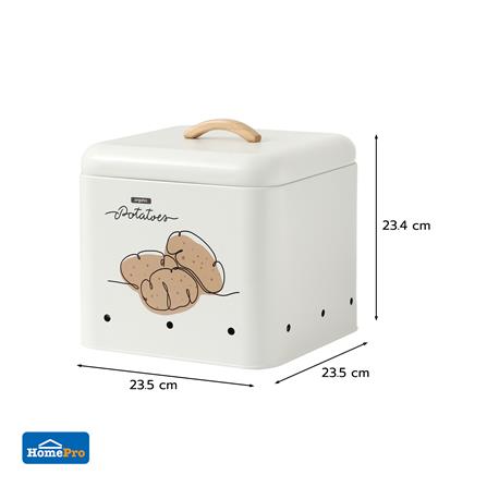 RECTANGULAR CANISTER WITH PULL LID KECH SK POTATO 8.5L [EXCLUSIVE FROM HOMEPRO THAILAND]