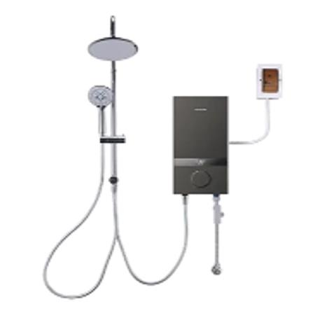 TOS S/HEATER DC PUMP RAIN SHOWER TWH-45EMCPMY(S)-RS GREY