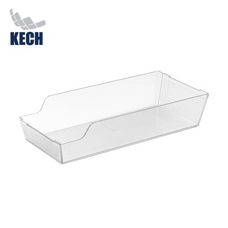 EXTENDABLE REFRIGERATOR ORGANIZER BIN KECH FROSTY 35.6X17X7.5CM CLEAR [EXCLUSIVE FROM HOMEPRO THAILAND]