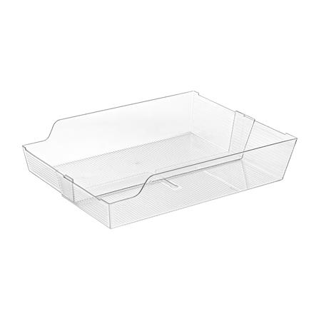 EXTENDABLE REFRIGERATOR ORGANIZER BIN KECH FROSTY 35.6X17X7.5CM CLEAR [EXCLUSIVE FROM HOMEPRO THAILAND]