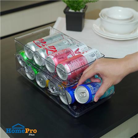 2-TIER REFRIGERATOR CAN ORGANIZER BIN KECH FROSTY [EXCLUSIVE FROM HOMEPRO THAILAND]
