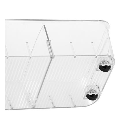 REFRIGERATOR ORGANIZER BIN ON WHEELS WITH DIVIDERS KECH FROSTY SIZE S [EXCLUSIVE FROM HOMEPRO THAILAND]