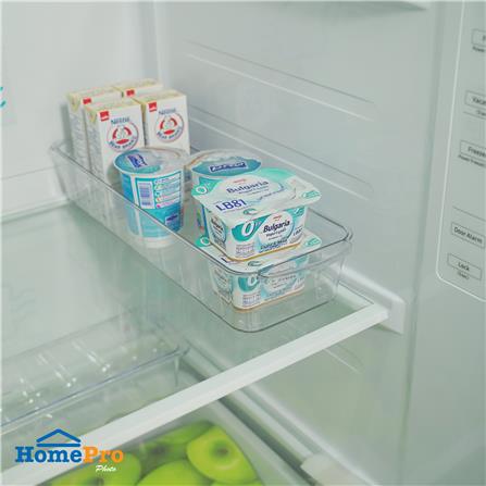 REFRIGERATOR ORGANIZER BIN ON WHEELS WITH DIVIDERS KECH FROSTY SIZE S [EXCLUSIVE FROM HOMEPRO THAILAND]