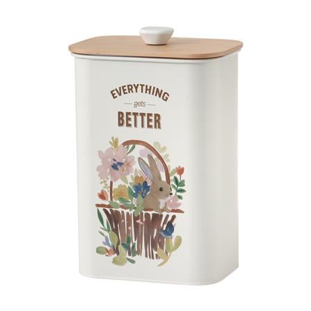 RECTANGULAR CANISTER WITH PULL LID KECH BUNNY BOX 3.4L [EXCLUSIVE FROM HOMEPRO THAILAND]