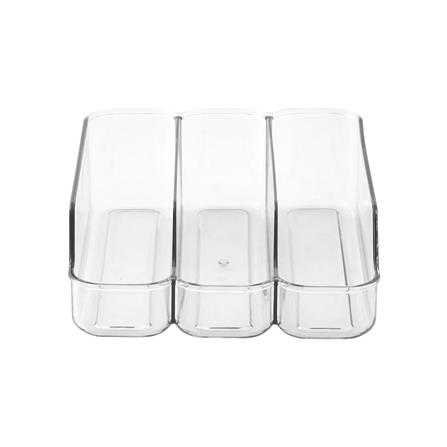 3-COMPARTMENT REFRIGERATOR ORGANIZER BIN KECH FROSTY CLEAR [EXCLUSIVE FROM HOMEPRO THAILAND]
