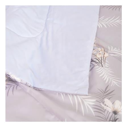 BEDDING SET 6FT (6PCS/SET) HOME LIVING STYLE TROPICAL FLOWER GREY [EXCLUSIVE FROM HOMEPRO THAILAND]