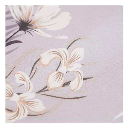 BEDDING SET 6FT (6PCS/SET) HOME LIVING STYLE TROPICAL FLOWER GREY [EXCLUSIVE FROM HOMEPRO THAILAND]