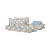 BEDDING SET 6FT (6PCS/SET) HOME LIVING STYLE OCTAGON GREEN [EXCLUSIVE FROM HOMEPRO THAILAND]