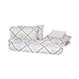 BEDDING SET 6FT (6PCS/SET) HOME LIVING STYLE CLASSIC DIAMOND BROWN [EXCLUSIVE FROM HOMEPRO THAILAND]