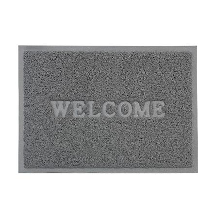 HLS DUST MAT S.WELCOME 50X70 GRAY [EXCLUSIVE FROM HOMEPRO THAILAND]