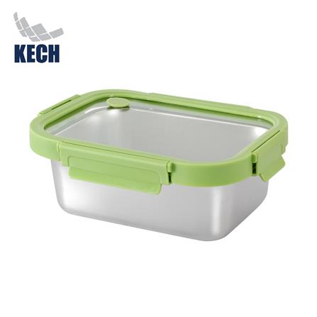 STAINLESS STEEL FOOD CONTAINER KECH SHINEE 1.25L GREEN