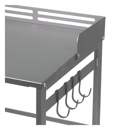 ALUMINUM OVER MICROWAVE SHELF KECH GRAY [EXCLUSIVE FROM HOMEPRO THAILAND]