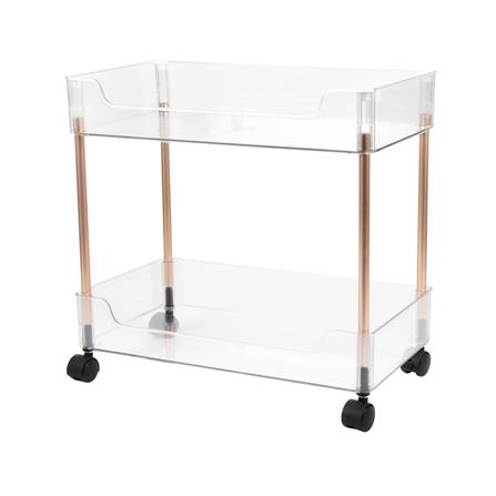 2-TIER UTILITY CART KECH KLEAR 22.5X40.5X38.5CM [EXCLUSIVE FROM HOMEPRO THAILAND]