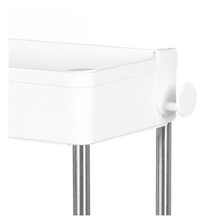 2-TIER STORAGE RACK KECH NIFTY 40X13X31CM WHITE [EXCLUSIVE FROM HOMEPRO THAILAND]