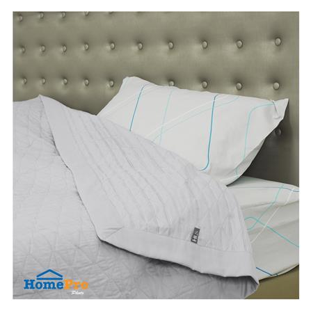 BED COVER 6FT HOME LIVING STYLE MARCO GREY [EXCLUSIVE FROM HOMEPRO THAILAND]