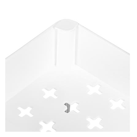 2-TIER STORAGE RACK KECH NIFTY 40X22X31CM WHITE [EXCLUSIVE FROM HOMEPRO THAILAND]