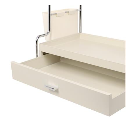 2-TIER CONDIMENT RACK WITH DRAWER KECH CREAMY 42.5X23.5X42CM CREAM [EXCLUSIVE FROM HOMEPRO THAILAND]