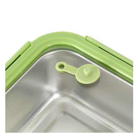 STAINLESS STEEL FOOD CONTAINER KECH SHINEE 0.8L GREEN