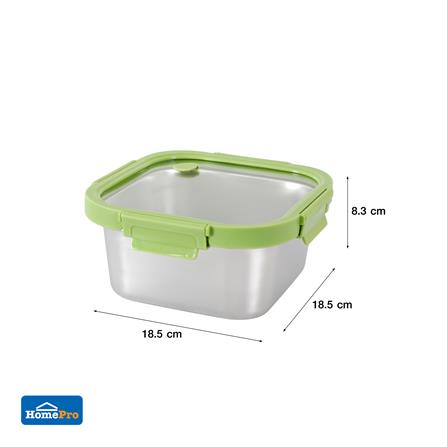 STAINLESS STEEL FOOD CONTAINER KECH SHINEE 1.5L GREEN