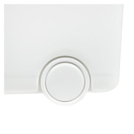 KITCHEN STORAGE BOX WITH CASTERS KECH IVORY SIZE M WHITE [EXCLUSIVE FROM HOMEPRO THAILAND]