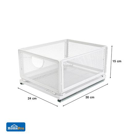 PULL-OUT MESH BASKET FOR KITCHEN CABINET KECH INSPACE SIZE M 30X24X15.5CM [EXCLUSIVE FROM HOMEPRO THAILAND]