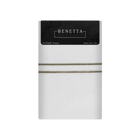 BOLSTER CASE BENETTA ELEGANCE WHITE [EXCLUSIVE FROM HOMEPRO THAILAND]