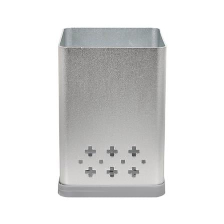 KECH ALUMINIUM UTENSIL BOX 1 HOLE NOBLE SILVER