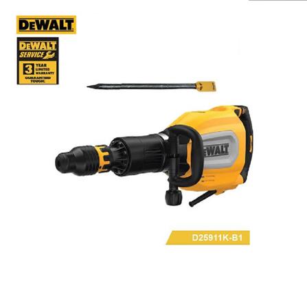DEWALT 11KG INLINE 1800W DEMOLITION HAMMER (SDS MAX) D25911K-B1