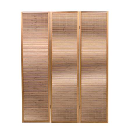 3-PANEL ROOM DIVIDER FURDINI LONGATO WALNUT [EXCLUSIVE FROM HOMEPRO THAILAND]
