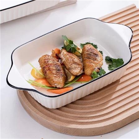 SHIRO PORCELIN BAKING PLATE 10.5IN SH105