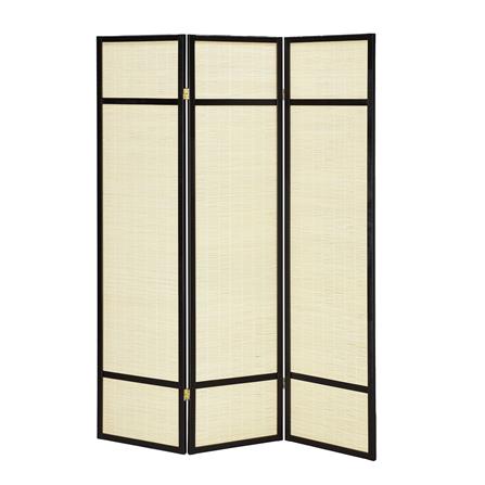 3-PANEL ROOM DIVIDER FURDINI SOGNATO NATURAL/BLACK [EXCLUSIVE FROM HOMEPRO THAILAND]