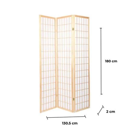 3-PANEL ROOM DIVIDER FURDINI 20850N BEECH [EXCLUSIVE FROM HOMEPRO THAILAND]