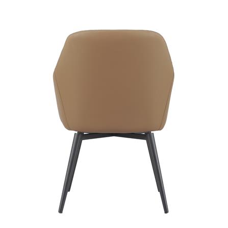 SWIVEL DINING CHAIR FURDINI RIVER PU BROWN [PRE-ORDER IMPORT PRODUCTS]