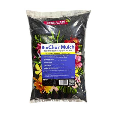 SERBAJADI BIOCHAR MULCH (5L)