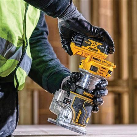 DEWALT 18V 8MM BRUSHLESS ROUTER (SOLO) DCW600N-XJ