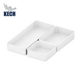 DRAWER ORGANIZER TRAY KECH OMO SET3 3PCS WHITE [EXCLUSIVE FROM HOMEPRO THAILAND]