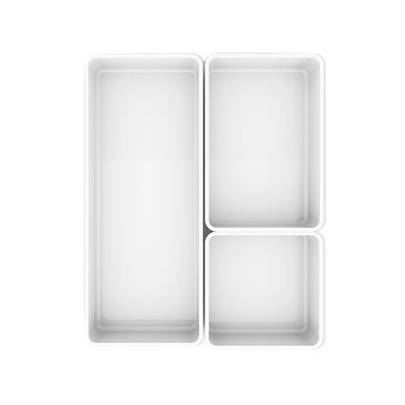 DRAWER ORGANIZER TRAY KECH OMO SET3 3PCS WHITE [EXCLUSIVE FROM HOMEPRO THAILAND]