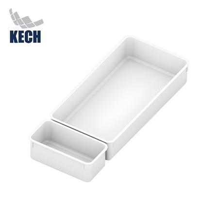 DRAWER ORGANIZER TRAY KECH OMO SET2 2PCS WHITE [EXCLUSIVE FROM HOMEPRO THAILAND]