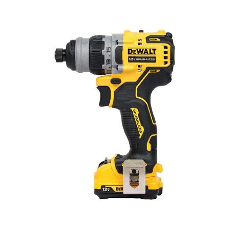 DEWALT 12V BRUSHLESS MULTIHEAD 5IN1 DRILL DRIVER (2x 2.0Ah Batteries) DCD703D2-B1
