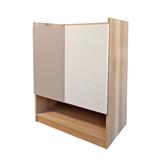 SHOE CABINET FURDINI FINE 60CM WOOD GRAIN/WHITE CREAM FABRIC PATTERN [EXCLUSIVE FROM HOMEPRO THAILAND]