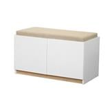 SHOE STORAGE BENCH FURDINI MOBILLE 80CM WHITE/OTTAWA [EXCLUSIVE FROM HOMEPRO THAILAND]