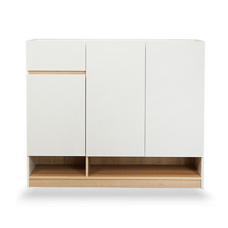 SHOE CABINET FURDINI MOBILLE 120CM WHITE/OTTAWA [EXCLUSIVE FROM HOMEPRO THAILAND]