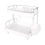 2-TIER ABS AND STAINLESS STEEL DISH DRAINER KECH PURO [EXCLUSIVE FROM HOMEPRO THAILAND]