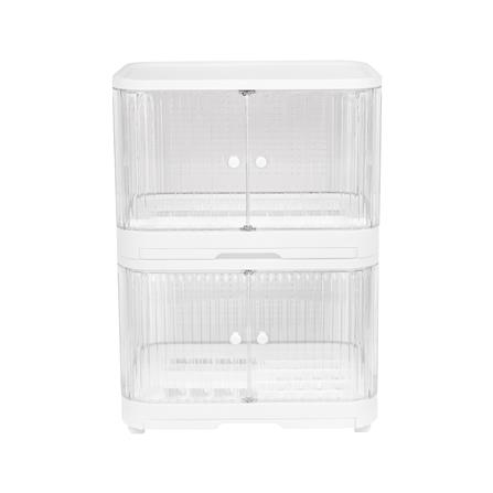 2-TIER PLASTIC DISH DRYING RACK WITH DOORS KECH WATERY [EXCLUSIVE FROM HOMEPRO THAILAND]