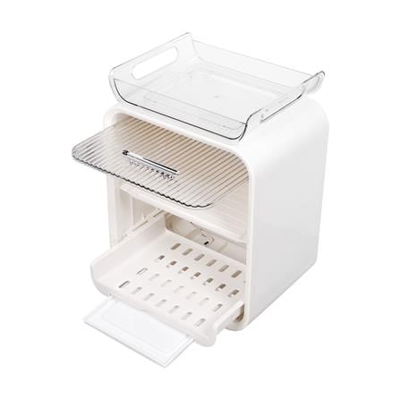 2-TIER PLASTIC DISH DRYING RACK WITH DRIP TRAY KECH WATERY [EXCLUSIVE FROM HOMEPRO THAILAND]